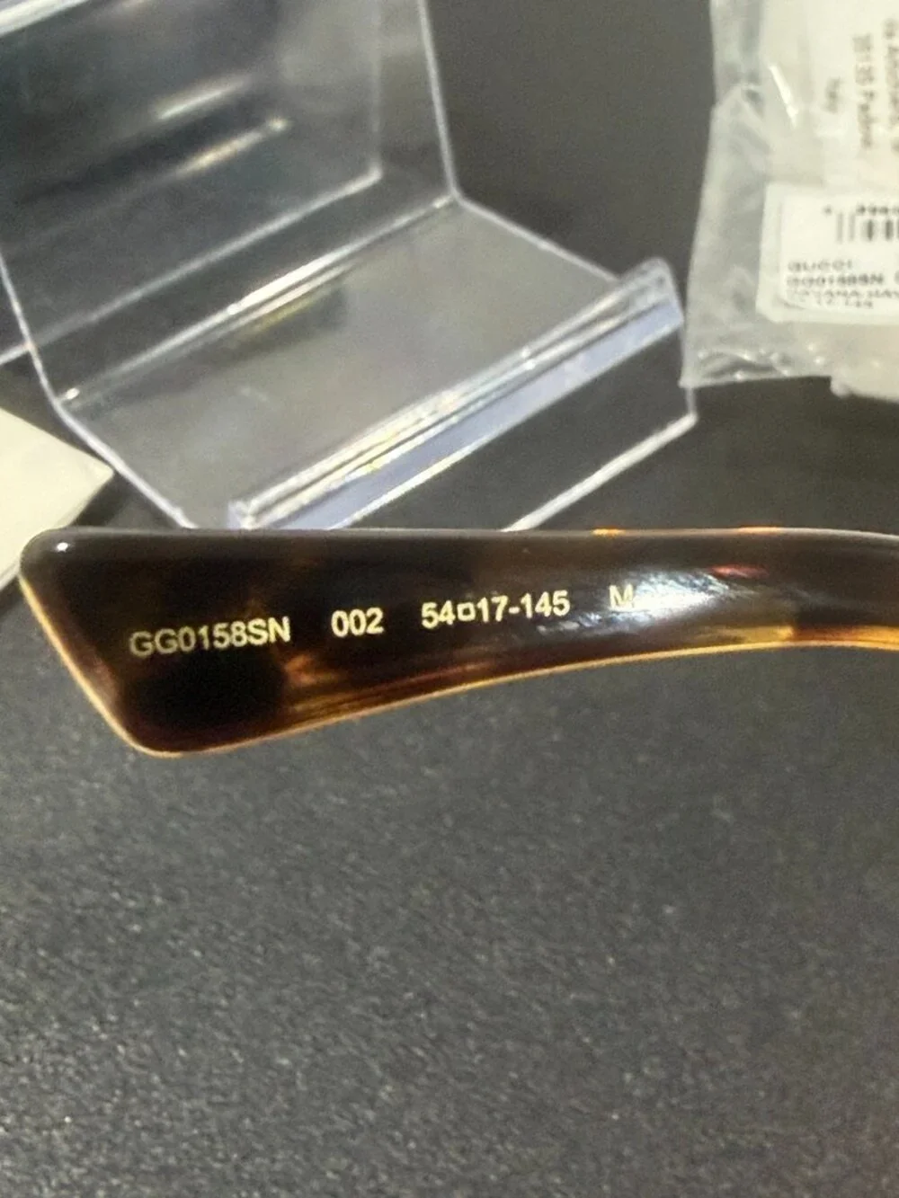 Gucci NIB Sunglasses Havana/Havana Green (JB1497)